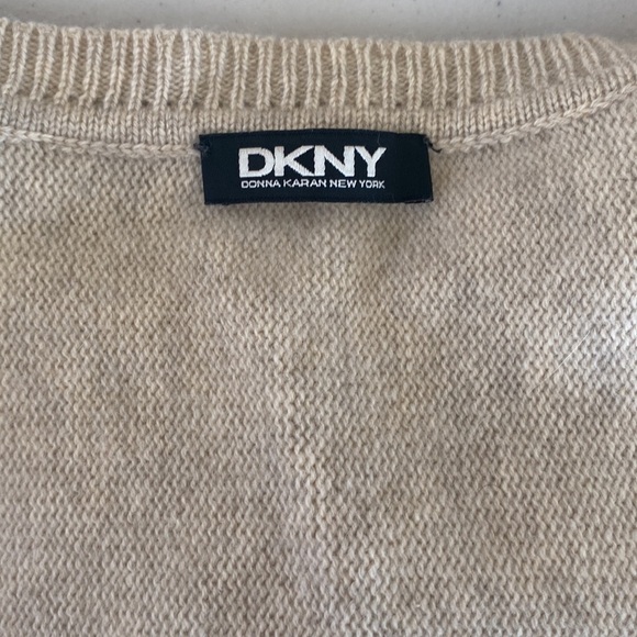 DKNY Pull Over Poncho with Slit Openings - Picture 6 of 9